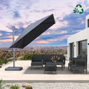 PURPLE LEAF UV Resistant Affordable Patio Outdoor Umbrella with Recycled Fabric