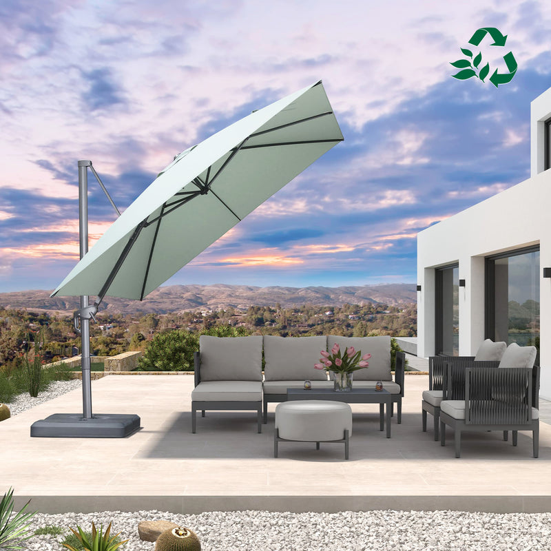 PURPLE LEAF UV Resistant Affordable Patio Outdoor Umbrella with Recycled Fabric