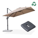 PURPLE LEAF UV Resistant Patio Umbrella Affordable Outdoor Umbrella with Base