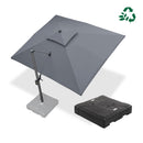 PURPLE LEAF UV50+ Fade Resistant Cantilever Umbrella, Patio Umbrellas with Base