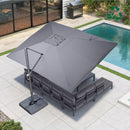 PURPLE LEAF UV Resistant Affordable Patio Outdoor Umbrella with Recycled Fabric