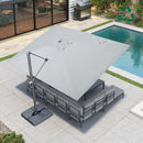 PURPLE LEAF UV Resistant Affordable Patio Outdoor Umbrella with Recycled Fabric