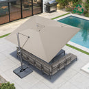 PURPLE LEAF UV Resistant Affordable Patio Outdoor Umbrella with Recycled Fabric