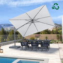 PURPLE LEAF UV Resistant Left-right Tilting Patio Umbrella Swivel Outdoor Umbrella