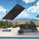 PURPLE LEAF UV Resistant Affordable Patio Outdoor Umbrella with Recycled Fabric