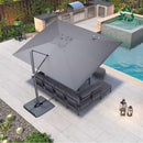 PURPLE LEAF UV Resistant Affordable Patio Outdoor Umbrella with Recycled Fabric