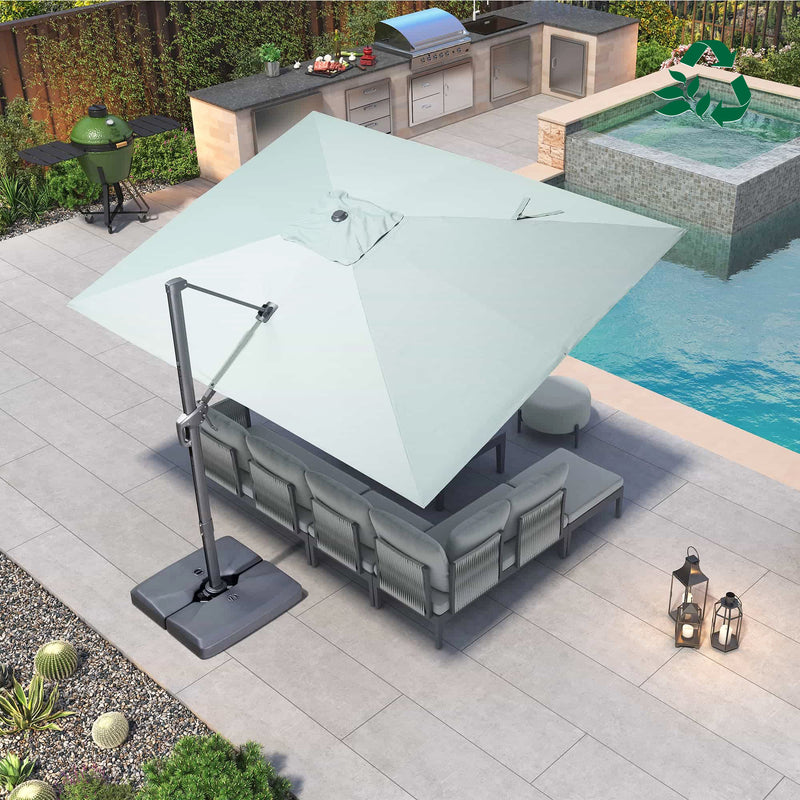 PURPLE LEAF UV Resistant Affordable Patio Outdoor Umbrella with Recycled Fabric