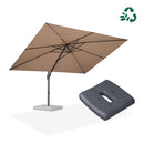 PURPLE LEAF UV Resistant Patio Umbrella Affordable Outdoor Umbrella with Base