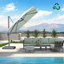 PURPLE LEAF UV Resistant Affordable Patio Outdoor Umbrella with Recycled Fabric