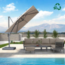 PURPLE LEAF UV Resistant Affordable Patio Outdoor Umbrella with Recycled Fabric