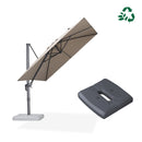 PURPLE LEAF UV Resistant Patio Umbrella Affordable Outdoor Umbrella with Base