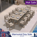 PURPLE LEAF Caesar Outdoor Dining Set Aluminum Luxury Patio Furniture Table and Chairs Set with Olifen Removable Thick Cushion and Pillow Patio Dining Sets for Garden Deck