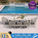 PURPLE LEAF Outdoor Dining Set with Sunbrella Cushions wicker patio table set  for Kitchen Deck Garden Outdoor Furniture Sets