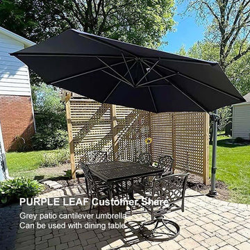 10 / 11 ft Patio Offset Umbrellas
