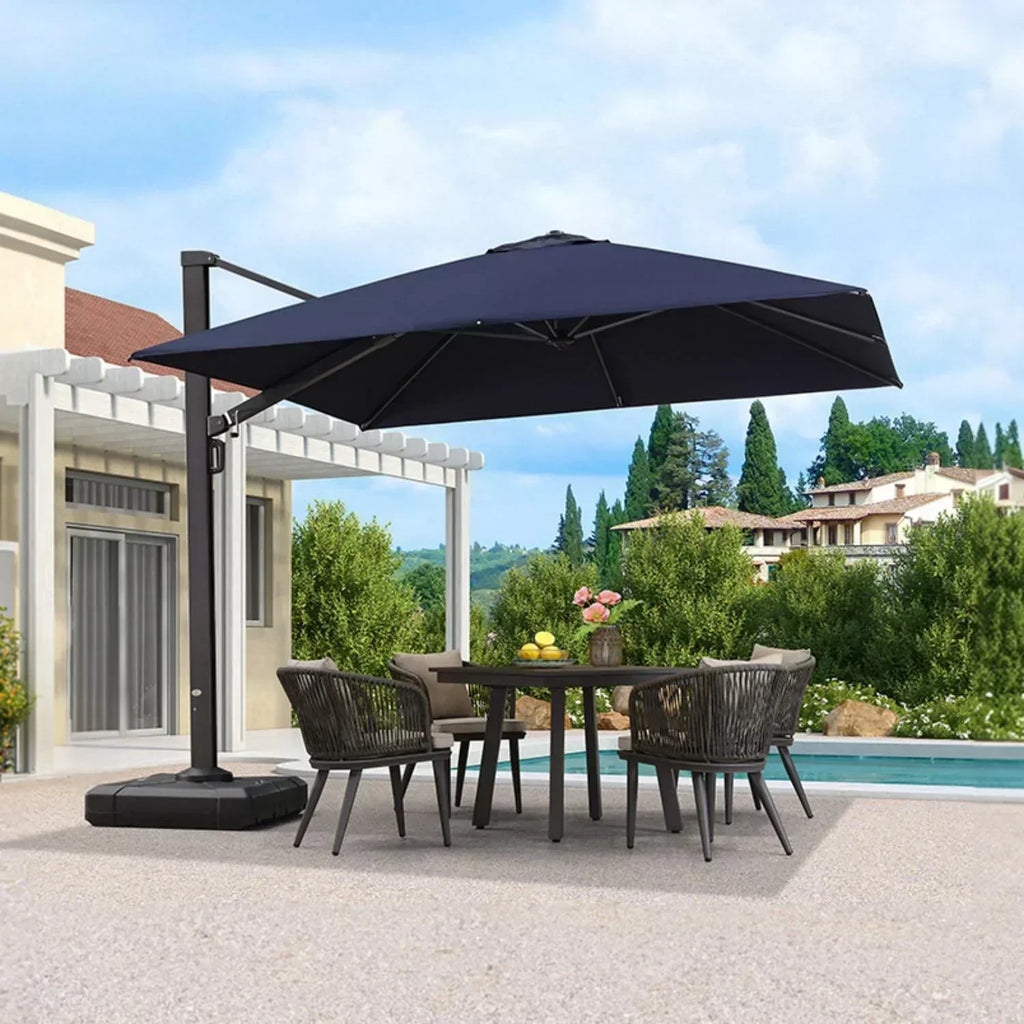 PURPLE LEAF Clearance - PURPLE LEAF OPEN BOX Patio Cantilever Sydney Style Umbrella