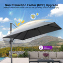 PURPLE LEAF Eco-friendly Affordable Patio Umbrella UV Resistant Sustainable Yard Umbrellas