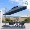 PURPLE LEAF Eco-friendly Fade Resistant Patio Umbrella High Quality Cantilever Umbrella