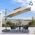 PURPLE LEAF Eco-friendly Fade Resistant Patio Umbrella High Quality Cantilever Umbrella