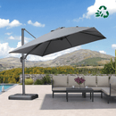 PURPLE LEAF Eco-friendly Affordable Patio Umbrella UV Resistant Sustainable Yard Umbrellas