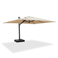 PURPLE LEAF Outdoor Sun Heavy Duty Cantilever Umbrella for Patio, Porch, Beach