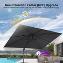 PURPLE LEAF Eco-friendly Affordable Patio Umbrella UV Resistant Sustainable Yard Umbrellas