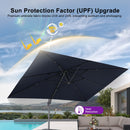 PURPLE LEAF Eco-friendly Affordable Patio Umbrella UV Resistant Sustainable Yard Umbrellas