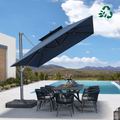 PURPLE LEAF Eco-friendly Fade Resistant Patio Umbrella High Quality Cantilever Umbrella