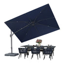 PURPLE LEAF UV Resistant Left-right Tilting Patio Umbrella Swivel Outdoor Umbrella