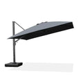 PURPLE LEAF Outdoor Sun Heavy Duty Cantilever Umbrella for Patio, Porch, Beach