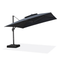 PURPLE LEAF Double Top Cantilever Patio Umbrella UV50+ Fade Resistant Outdoor Umbrellas