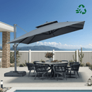 PURPLE LEAF Eco-friendly Fade Resistant Patio Umbrella High Quality Cantilever Umbrella