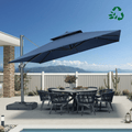 PURPLE LEAF Eco-friendly Fade Resistant Patio Umbrella High Quality Cantilever Umbrella