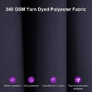 PURPLE LEAF Luxury Market Umbrella Heavy-Duty Commercial Hydraulic Semi-Automatic Patio Umbrella