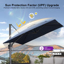PURPLE LEAF Eco-friendly Affordable Patio Umbrella UV Resistant Sustainable Yard Umbrellas