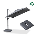 PURPLE LEAF UV Resistant Patio Umbrella Affordable Outdoor Umbrella with Base