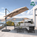 PURPLE LEAF Eco-friendly Affordable Patio Umbrella UV Resistant Sustainable Yard Umbrellas