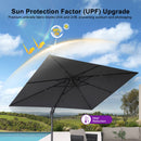 PURPLE LEAF Eco-friendly Affordable Patio Umbrella UV Resistant Sustainable Yard Umbrellas