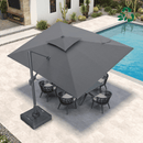 PURPLE LEAF Eco-friendly Fade Resistant Patio Umbrella High Quality Cantilever Umbrella