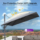 PURPLE LEAF Eco-friendly Affordable Patio Umbrella UV Resistant Sustainable Yard Umbrellas