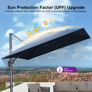 PURPLE LEAF Eco-friendly Affordable Patio Umbrella UV Resistant Sustainable Yard Umbrellas