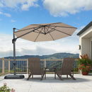 PURPLE_LEAF_Durable_Patio_Outdoor_Umbrella_Aluminum_Round_Cantilever_Sun_Yard_Umbrellas_Beige_10_Round
