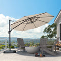 PURPLE_LEAF_Durable_Patio_Outdoor_Umbrella_Aluminum_Round_Cantilever_Sun_Yard_Umbrellas_Beige_11_Round