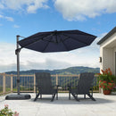 PURPLE_LEAF_Durable_Patio_Outdoor_Umbrella_Aluminum_Round_Cantilever_Sun_Yard_Umbrellas_Navy_Blue_10_Round
