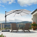 PURPLE_LEAF_Durable_Patio_Outdoor_Umbrella_Aluminum_Round_Cantilever_Sun_Yard_Umbrellas_White_10_Round
