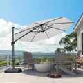 PURPLE_LEAF_Durable_Patio_Outdoor_Umbrella_Aluminum_Round_Cantilever_Sun_Yard_Umbrellas_White_11_Round
