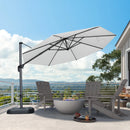 PURPLE_LEAF_Durable_Patio_Outdoor_Umbrella_Aluminum_Round_Cantilever_Sun_Yard_Umbrellas_White_11_Round