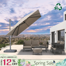 PURPLE LEAF Eco-friendly Affordable Patio Umbrella UV Resistant Sustainable Yard Umbrellas