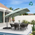 PURPLE LEAF Eco-friendly Fade Resistant Patio Umbrella High Quality Cantilever Umbrella