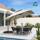 PURPLE LEAF Eco-friendly Fade Resistant Patio Umbrella High Quality Cantilever Umbrella