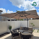 PURPLE LEAF Eco-friendly Fade Resistant Patio Umbrella High Quality Cantilever Umbrella